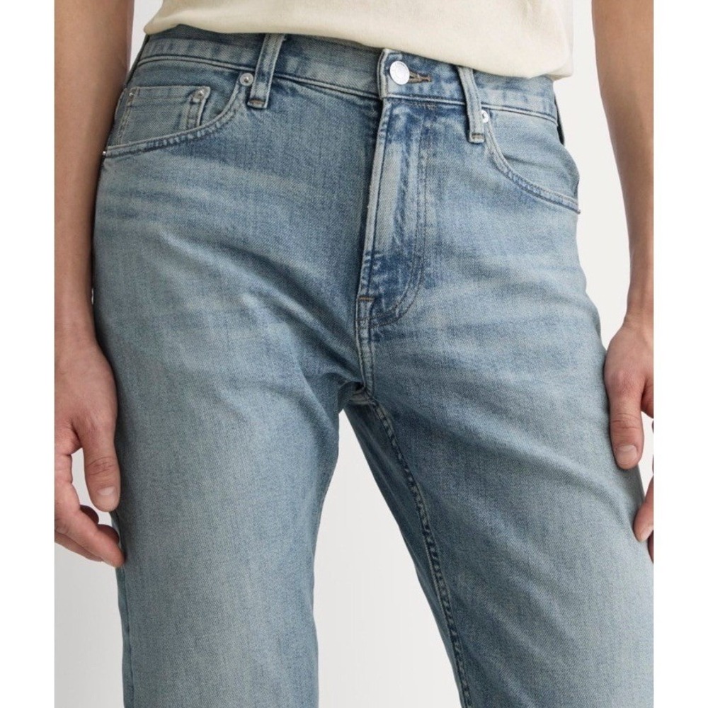 Everlane NWT The Selvedge Straight Fit Jean Longbay Men's Size 31x32 - Picture 4 of 11